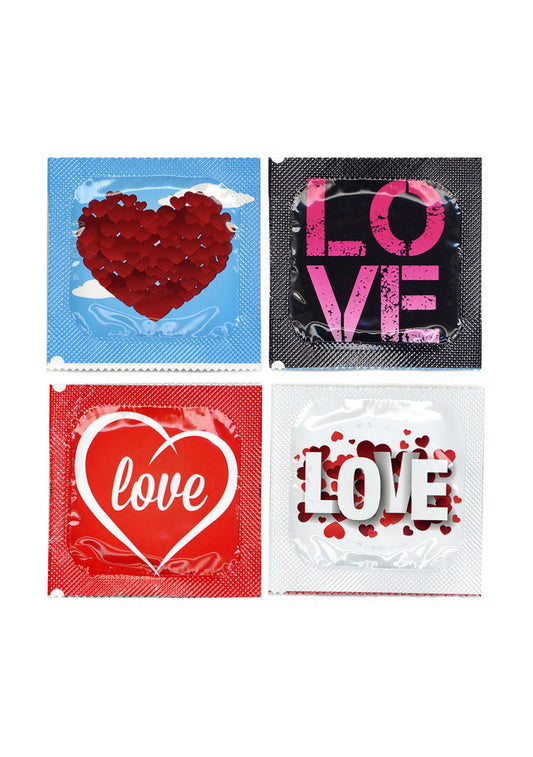 Love condoms 4pcs - Pasante Love Condoms