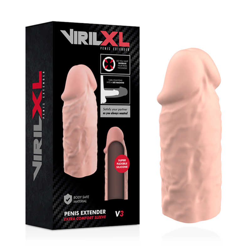 VIRILXL - LIQUID SILICONE V3 NATURAL PENIS EXTENSION