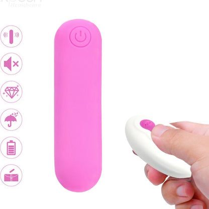 ARMONY - SPLASH JOLINE VIBRATOR BULLET SILICONE REMOTE CONTROL 10 VIBRATIONS 65 X 15 CM PINK