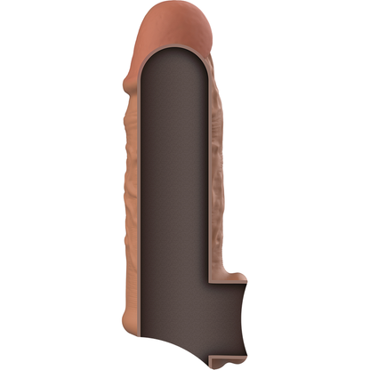 VIRILXL - LIQUID SILICONE V7 BROWN PENIS EXTENSION