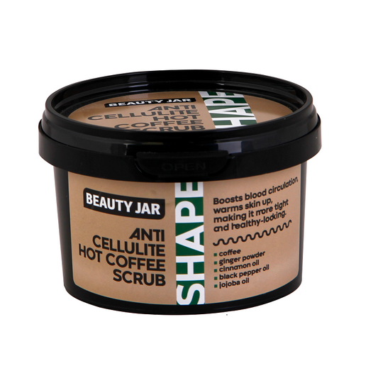 Beauty Jar SHAPE "ANTI-CELLULITE HOT COFFEE SCRUB" Hot Scrub With Coffee Against Cellulitis