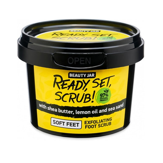 Beauty Jar "READY, SET, SCRUB!" Foot scrub, 135gr