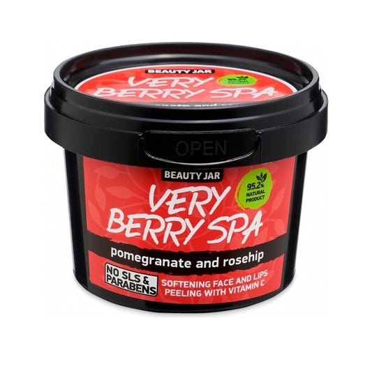 Beauty Jar "VERY BERRY SPA" Peeling face and lips with Vitamin C, 120gr