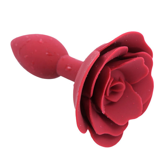 OHMAMA FETISH - PINK RED SILICONE ANAL PLUG