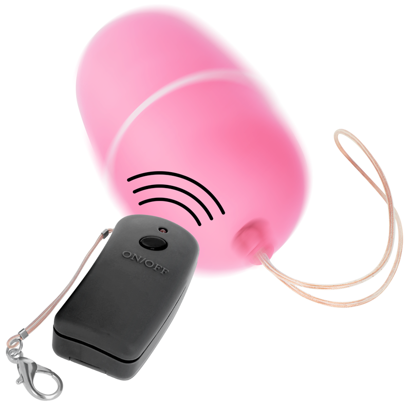 ONLINE- VIBRATING EGG WITH PINK REMOTE CONTROL